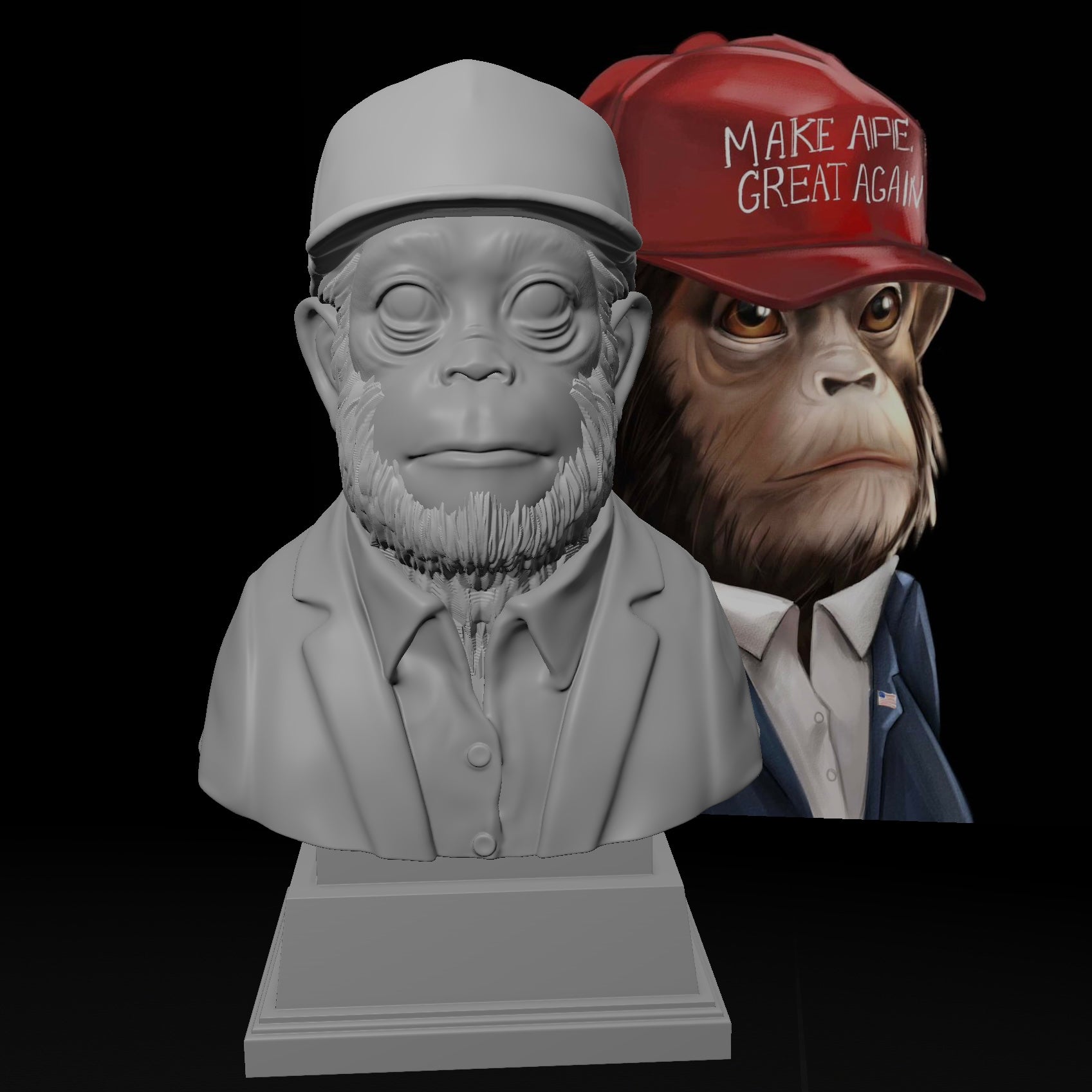 3D-Design for bust