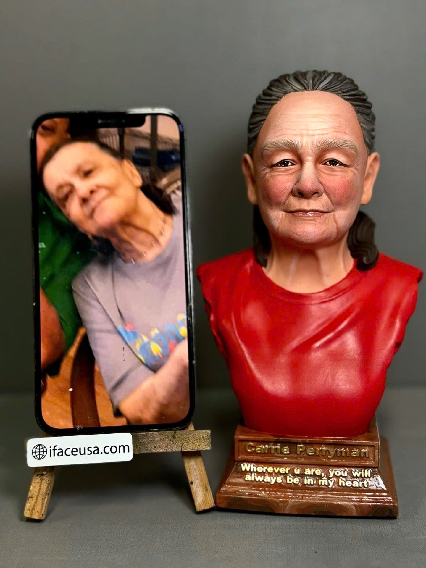 Busto de color personalizado